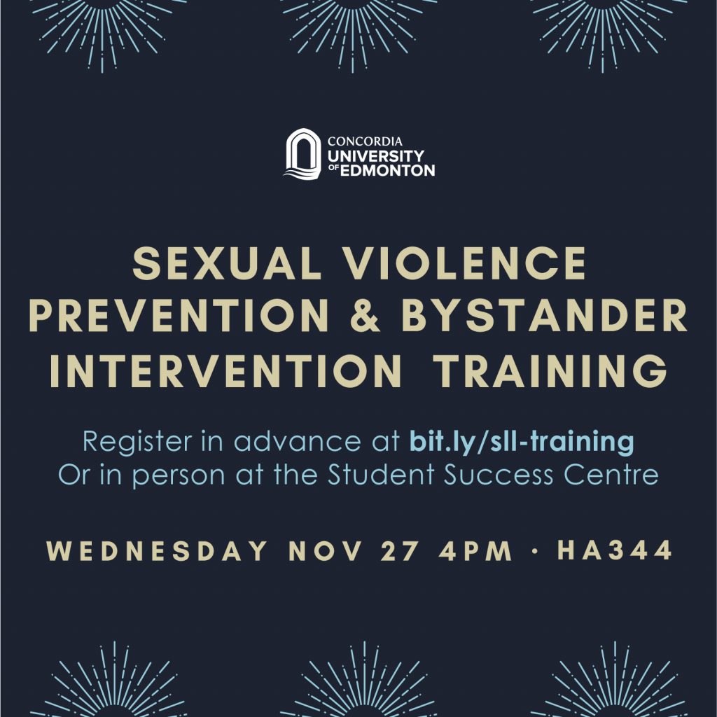 Sexual Violence Prevention & Bystander Intervention workshop ...