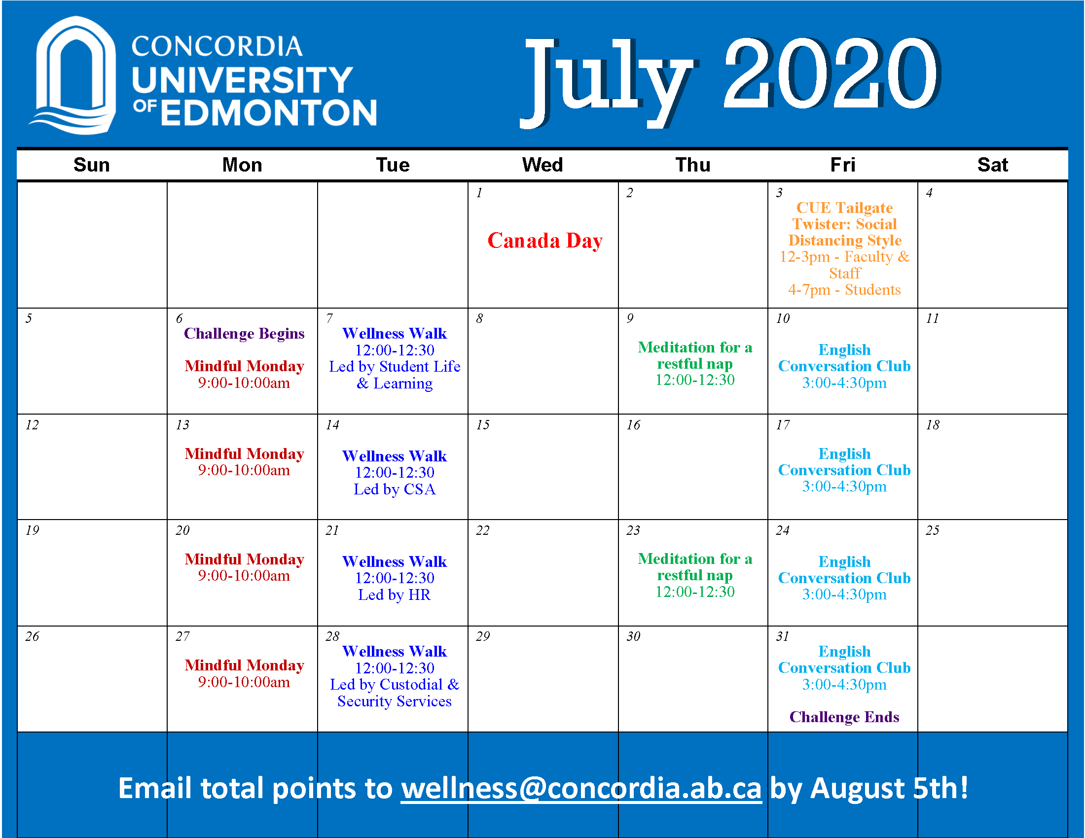 Fab Friday June 26th, 2020 Concordia University of Edmonton
