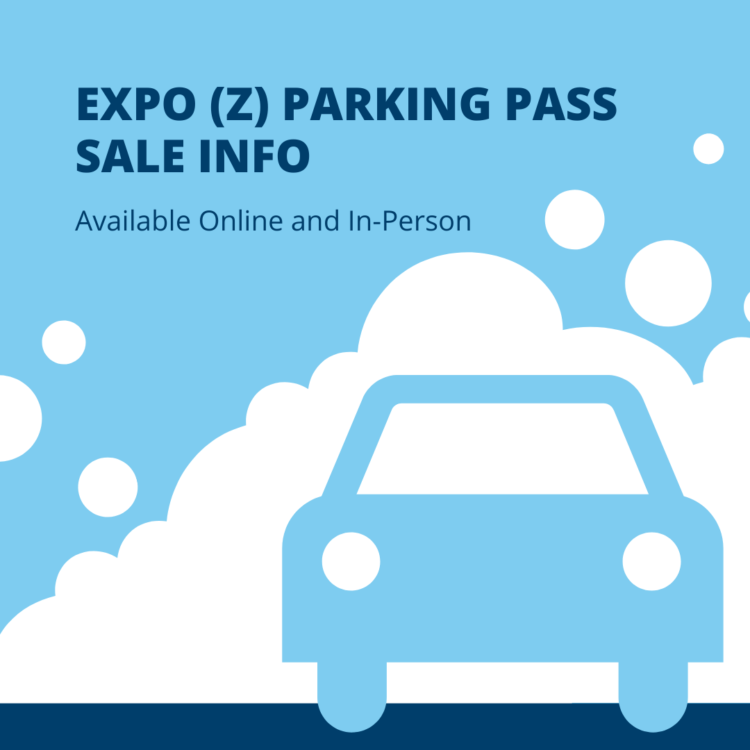 expo z parking pass sale information