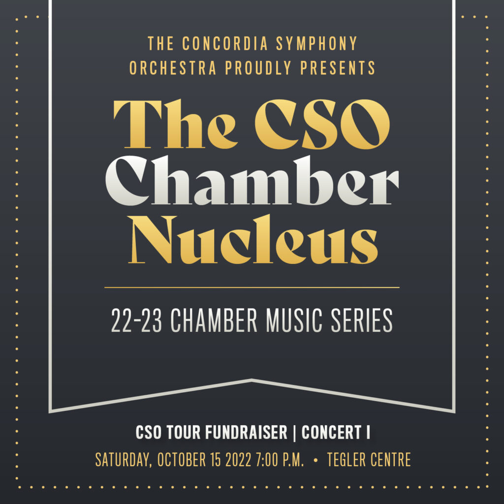 The Chamber Music Series is the first concert in the CSO's 2022/23 Season Program