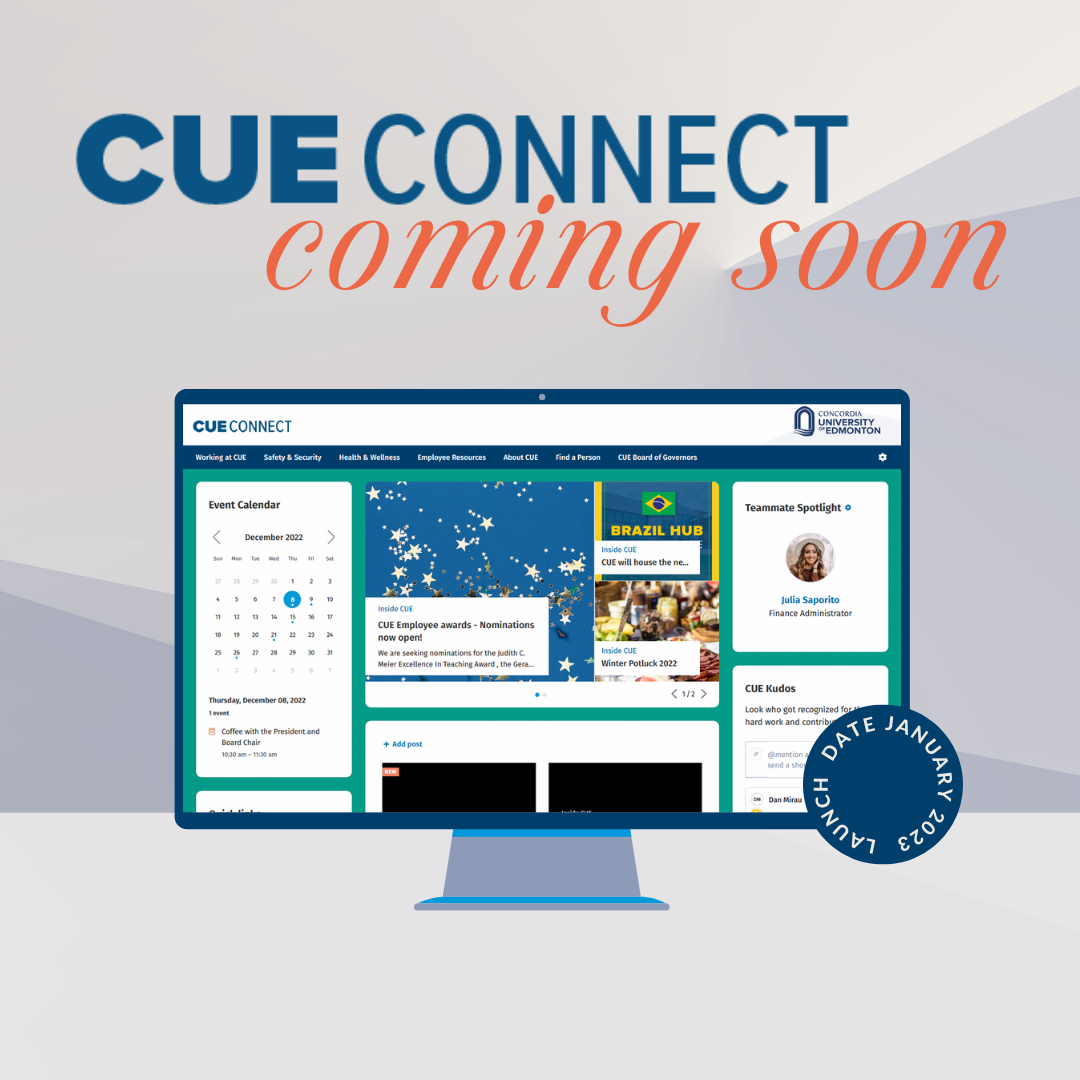 The countdown is on for the new CUE Intranet