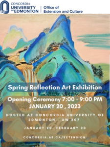Spring Reflection Art Exhibit opens today