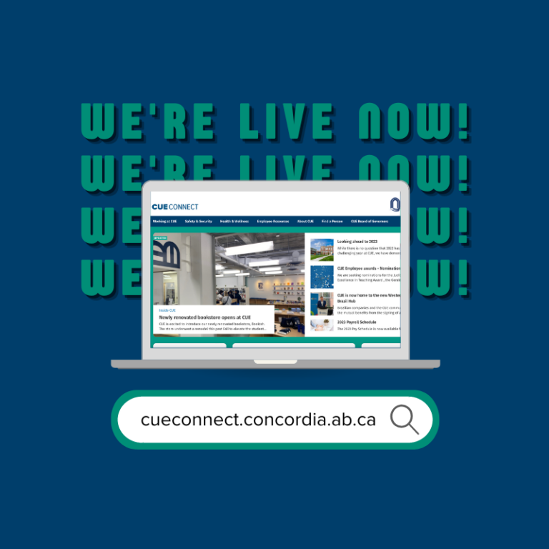 CUE employee now live Concordia University of Edmonton