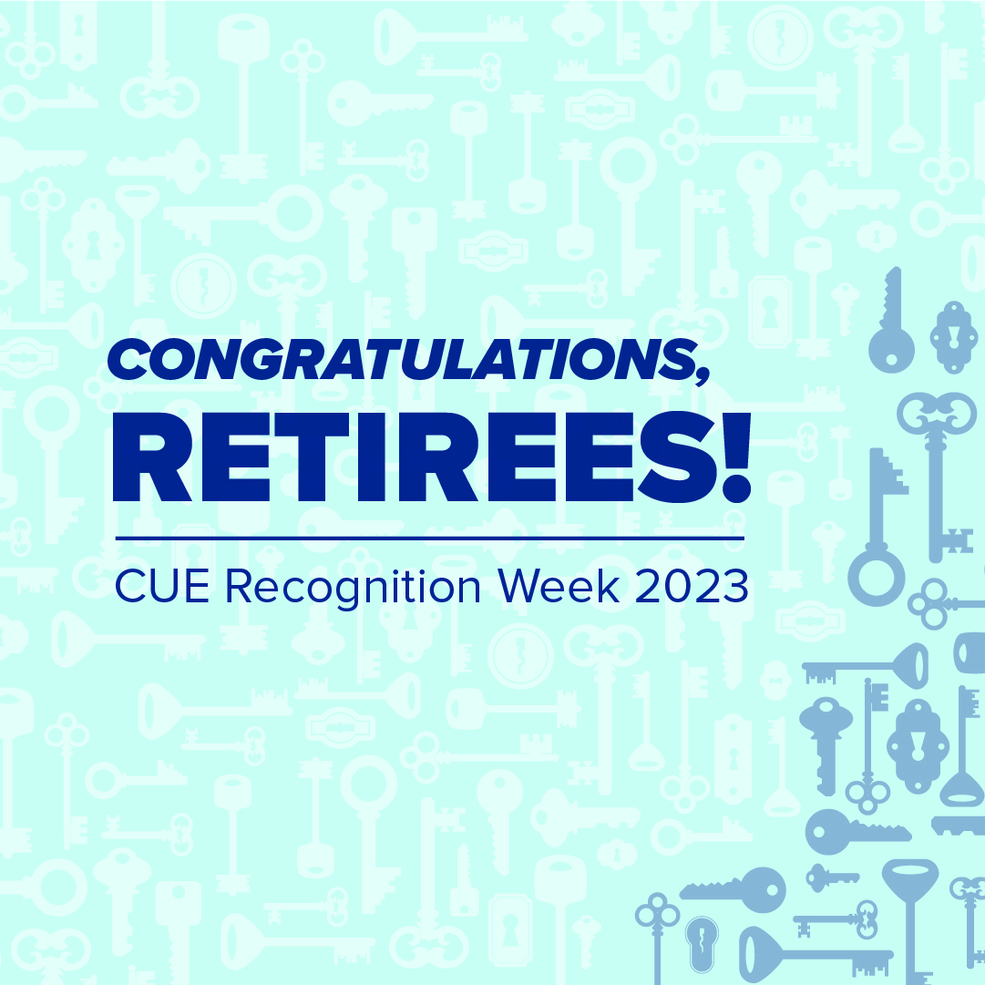 Congratulations and best wishes retirees!