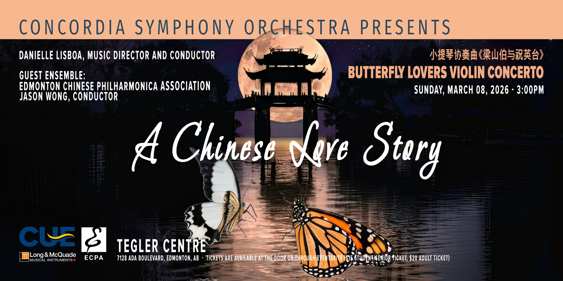 Poster for CSO concert A Chinese Love Story